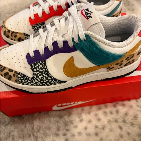 Nike Wmns Dunk Low SE 'Safari Size 6 - Picture 5 of 6